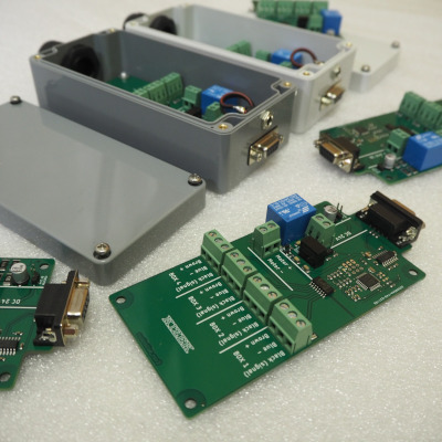 Osazená řídicí elektronika v krabičce