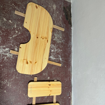 Dřevěné díly hrnčířského kruhu
