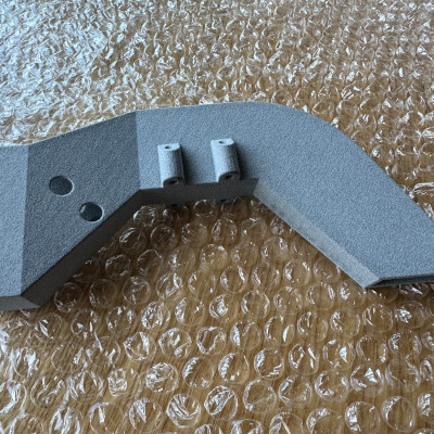 Gewölbtes Teil aus dem 3D-Drucker