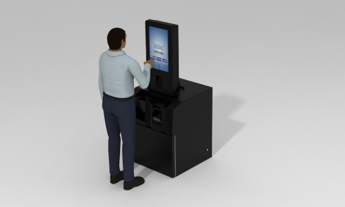 platební automat na mince a bankovky