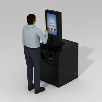 Self service payment kiosk