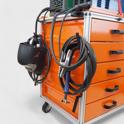 transport cart for welding machines